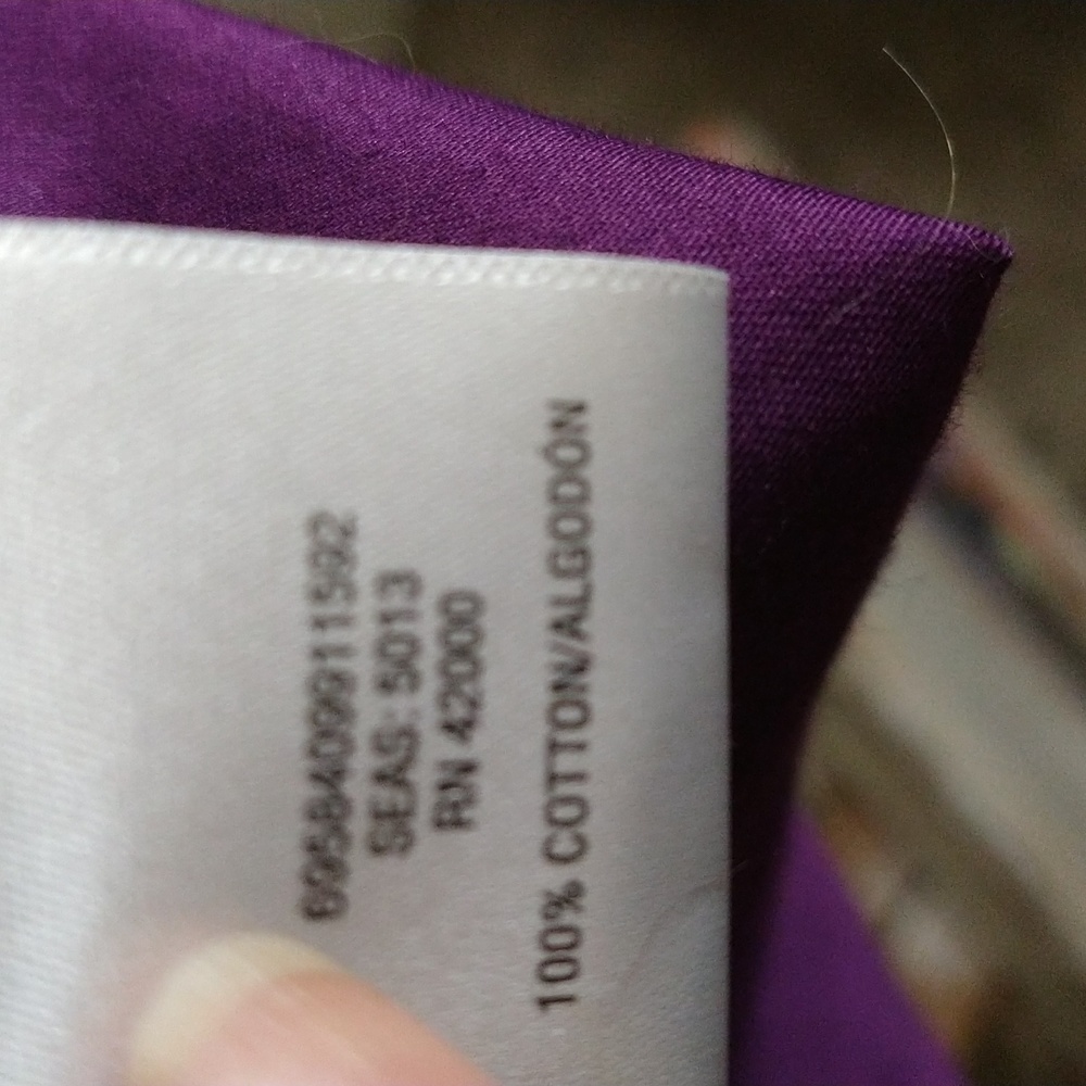 Jaclyn Smith Purple Button Down Sz 2X - Picture 11 of 12